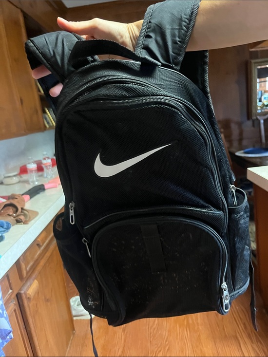 Nike Other - Nike Black and White Men's Backpack with Swoosh